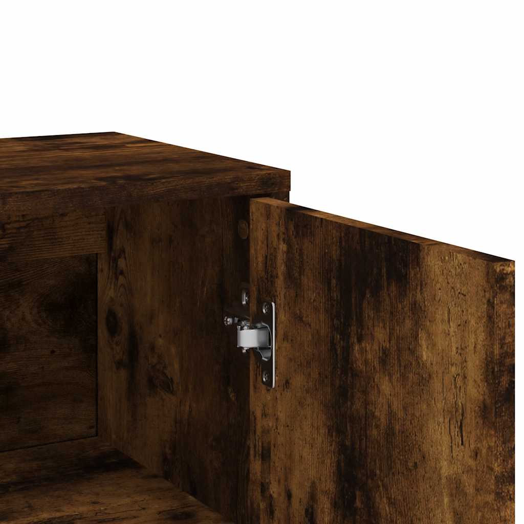 Sideboard Smoked Oak 60x31x84 cm Engineered Wood