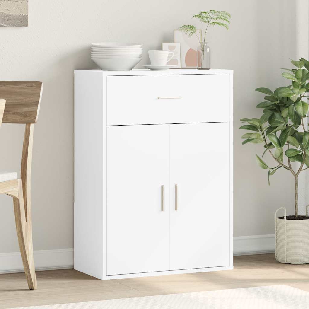 Sideboard White 60x30x84 cm Engineered Wood