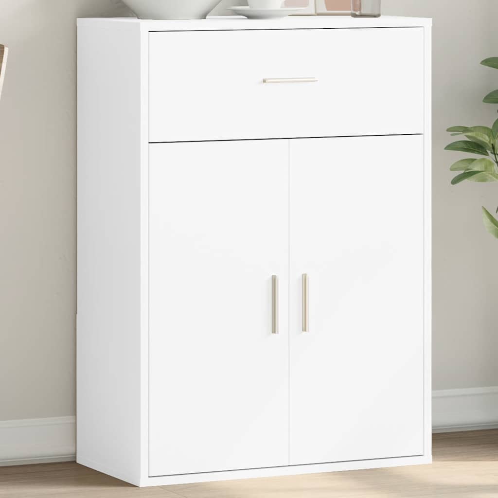 Sideboard White 60x30x84 cm Engineered Wood