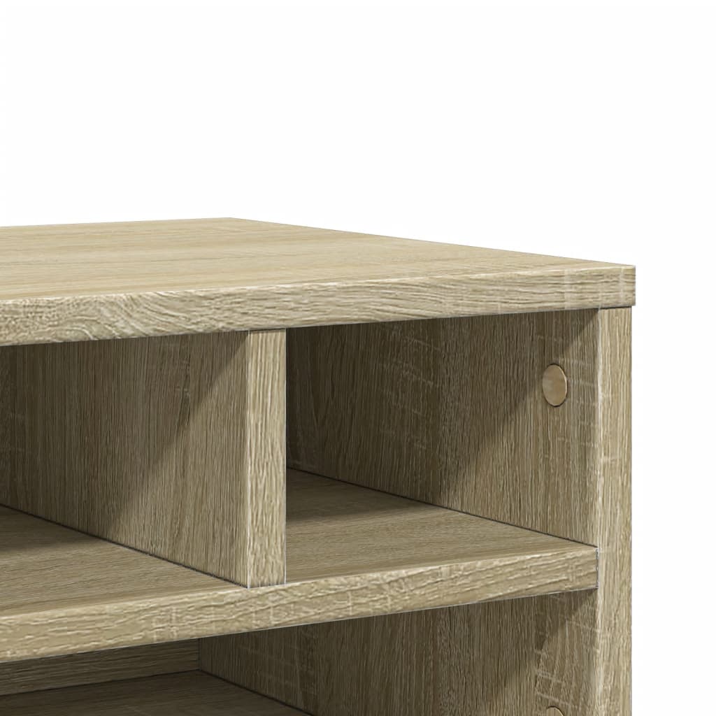 Printer Stand Sonoma Oak 40x32x22,5 cm Engineered Wood