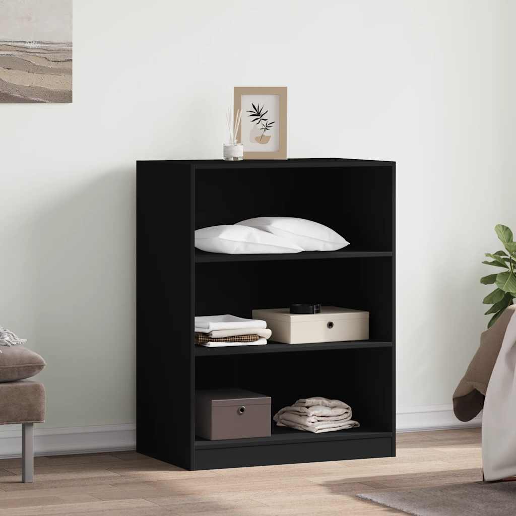 Wardrobe | Black | Engineered wood | Compact | Wardrobe | Rectangular