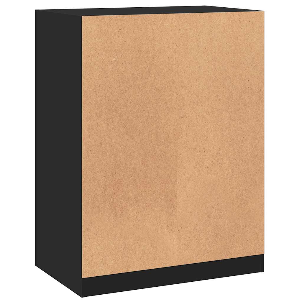 Wardrobe | Black | Engineered wood | Compact | Wardrobe | Rectangular