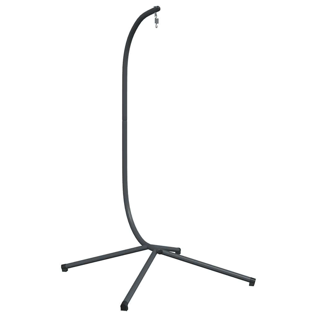 Hanging Egg Chair Stand without Basket Anthracite Steel