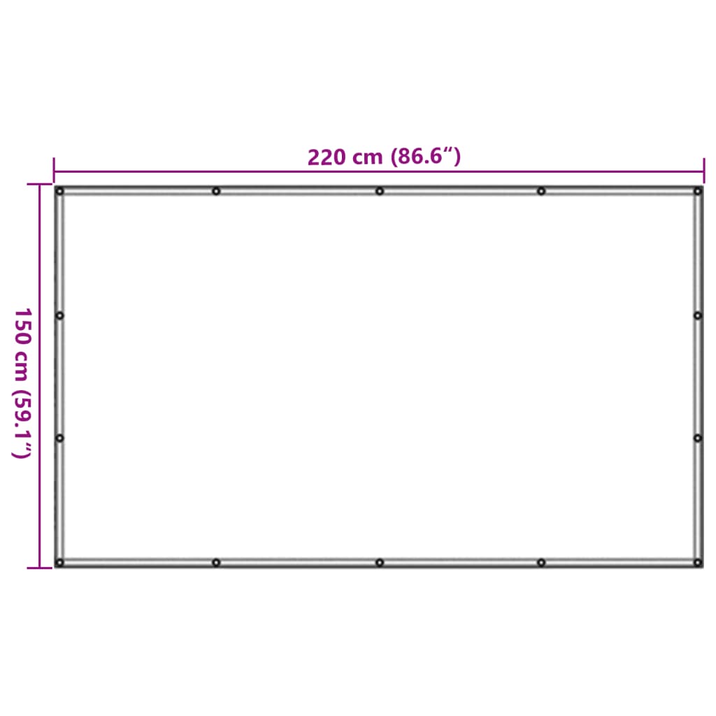 Trailer Net Green 1.5x2.2 m HDPE
