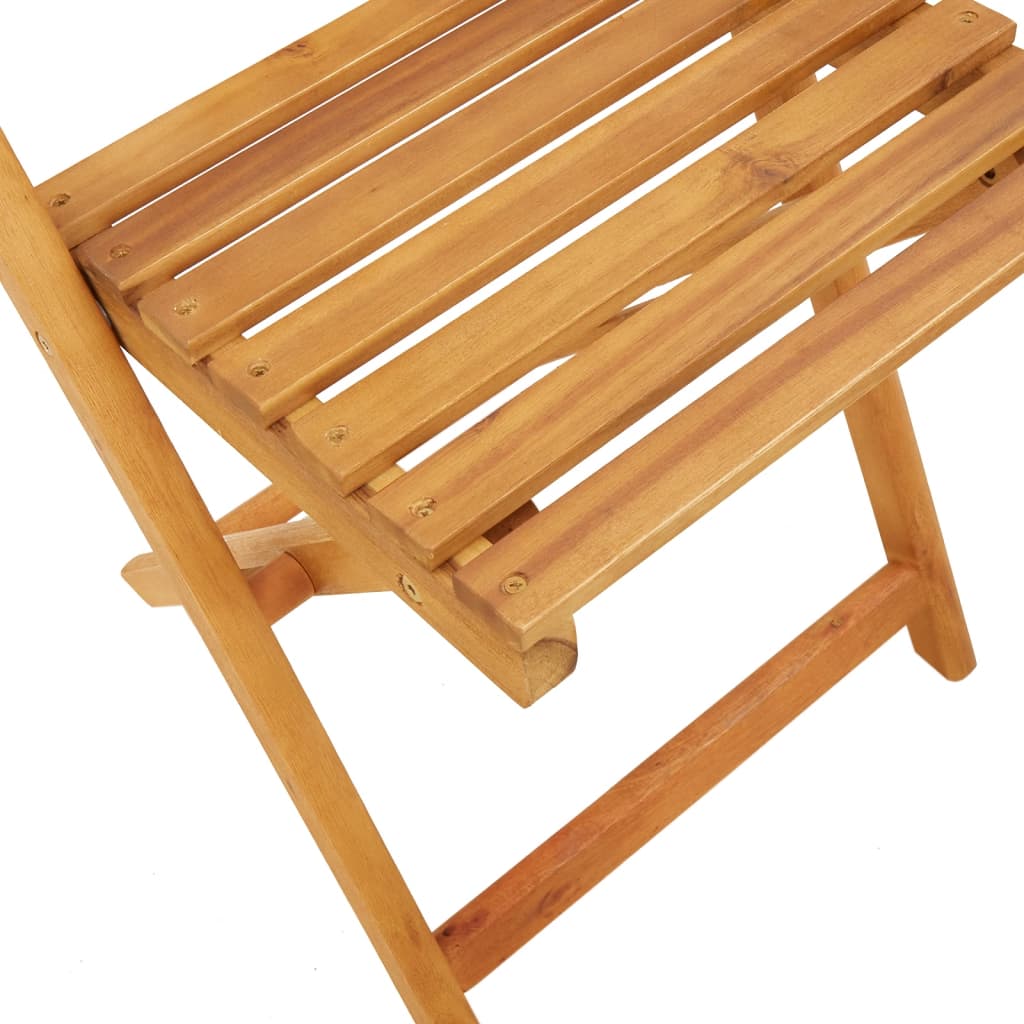 Folding Chairs 4 pcs Taupe Fabric and Solid Wood