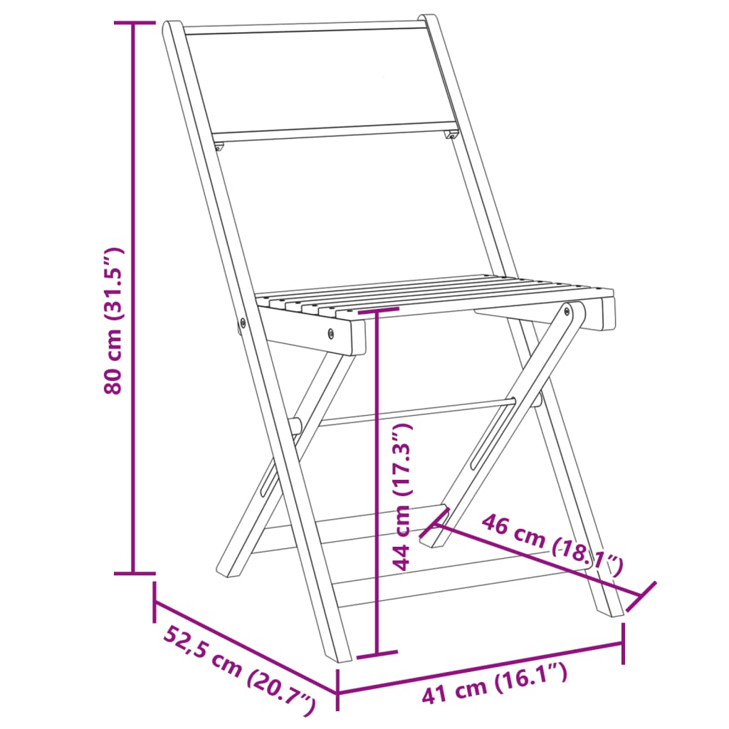 Folding Chairs 8 pcs Blue and White Fabric and Solid Wood