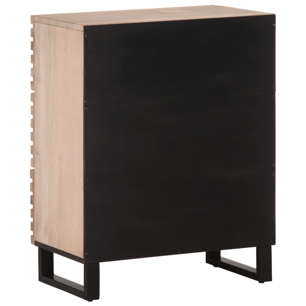 Sideboards 2 pcs 60x34x75 cm Solid Wood Mango