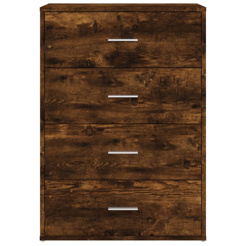 Sideboards 2 pcs Smoked Oak 60x31x84 cm Engineered Wood