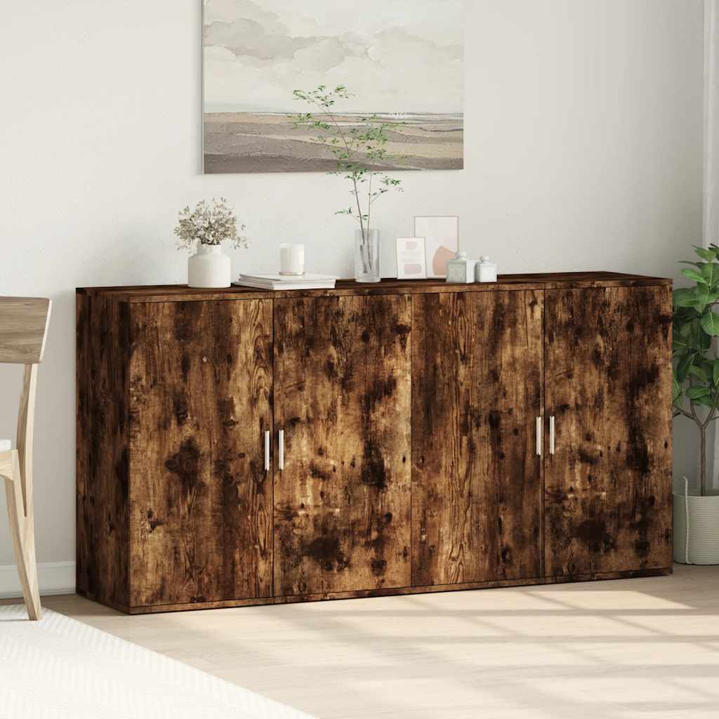 Sideboard | Smoked Oak | Engineered Wood | Large | Sideboard