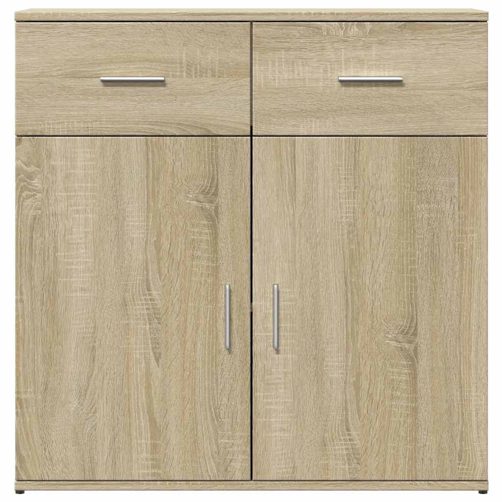 Sideboards 2 pcs Sonoma Oak 79x38x80 cm Engineered Wood