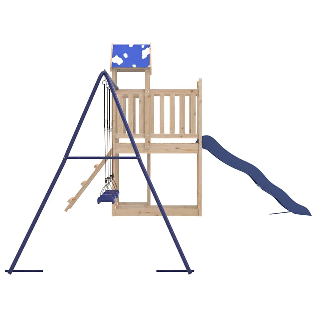 Outdoor Playset Solid Wood Pine
