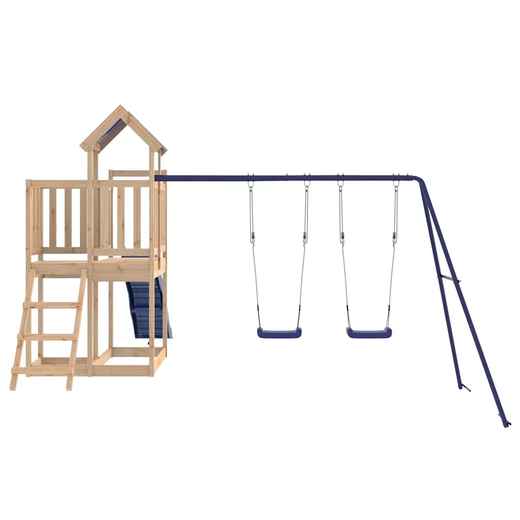 Outdoor Playset Solid Wood Pine