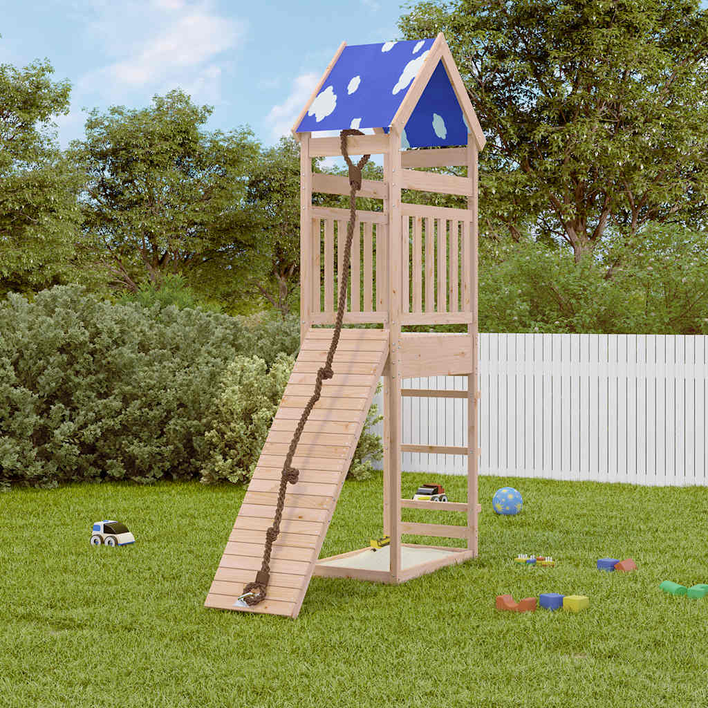 Outdoor Playset Solid Wood Pine