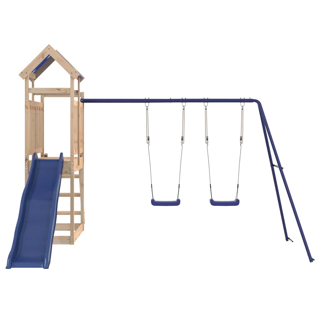 Outdoor Playset Solid Wood Pine