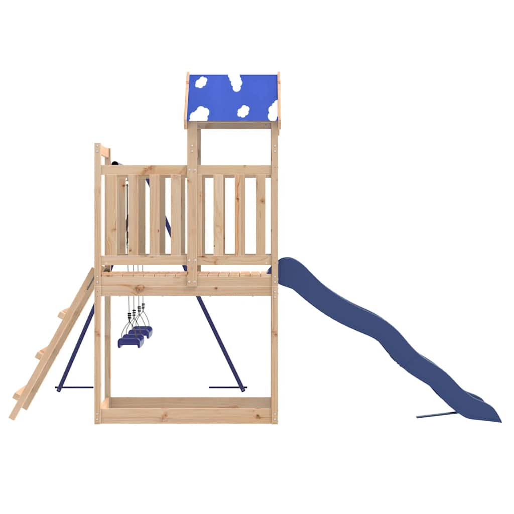Outdoor Playset Solid Wood Pine