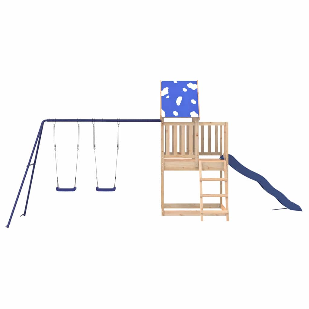 Outdoor Playset Solid Wood Pine