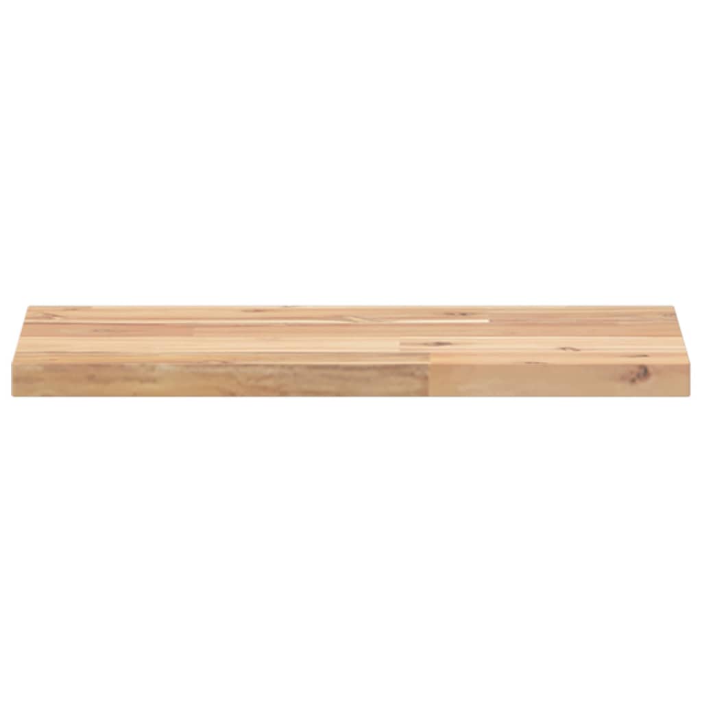 Floating Shelves 4 pcs 60x20x2 cm Untreated Solid Wood Acacia