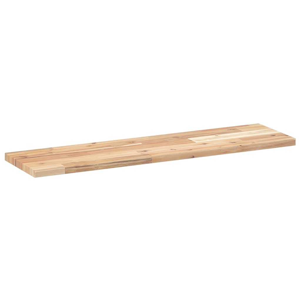 Floating Shelves 3 pcs 80x20x2 cm Untreated Solid Wood Acacia