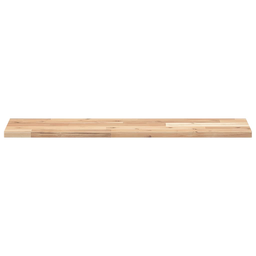 Floating Shelves 4 pcs 80x20x2 cm Untreated Solid Wood Acacia