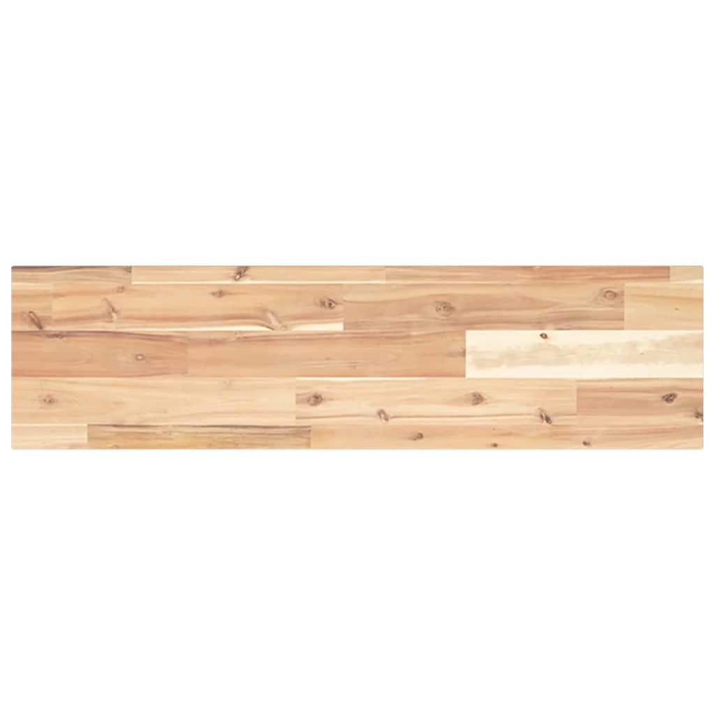 Floating Shelves 3 pcs 100x20x2 cm Untreated Solid Wood Acacia