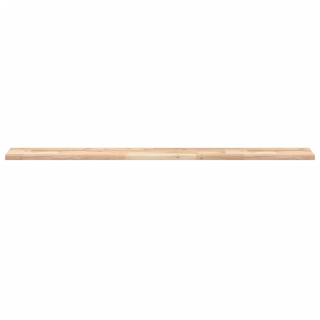 Floating Shelves 2 pcs 160x20x2 cm Untreated Solid Wood Acacia