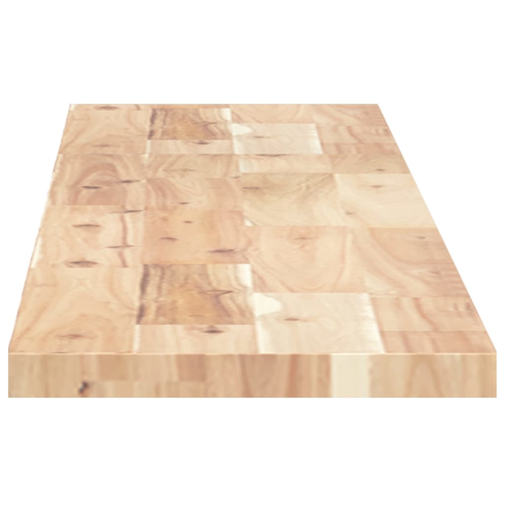 Floating Shelves 4 pcs 160x20x2 cm Untreated Solid Wood Acacia