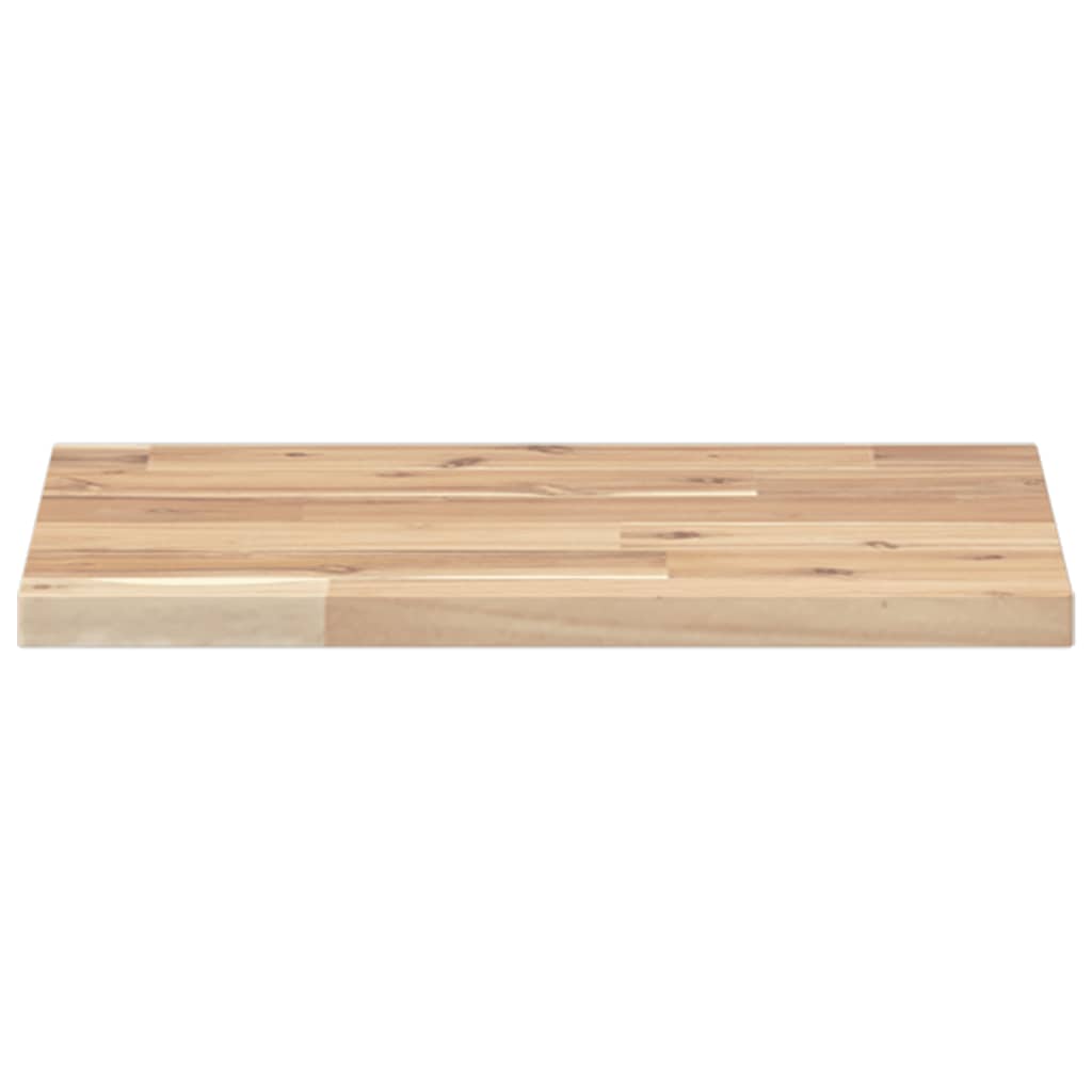 Floating Shelf 40x30x2 cm Untreated Solid Wood Acacia