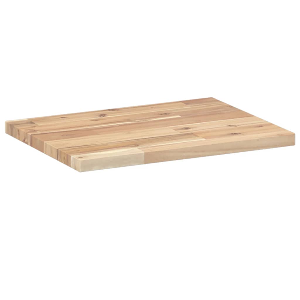 Floating Shelf 40x30x2 cm Untreated Solid Wood Acacia