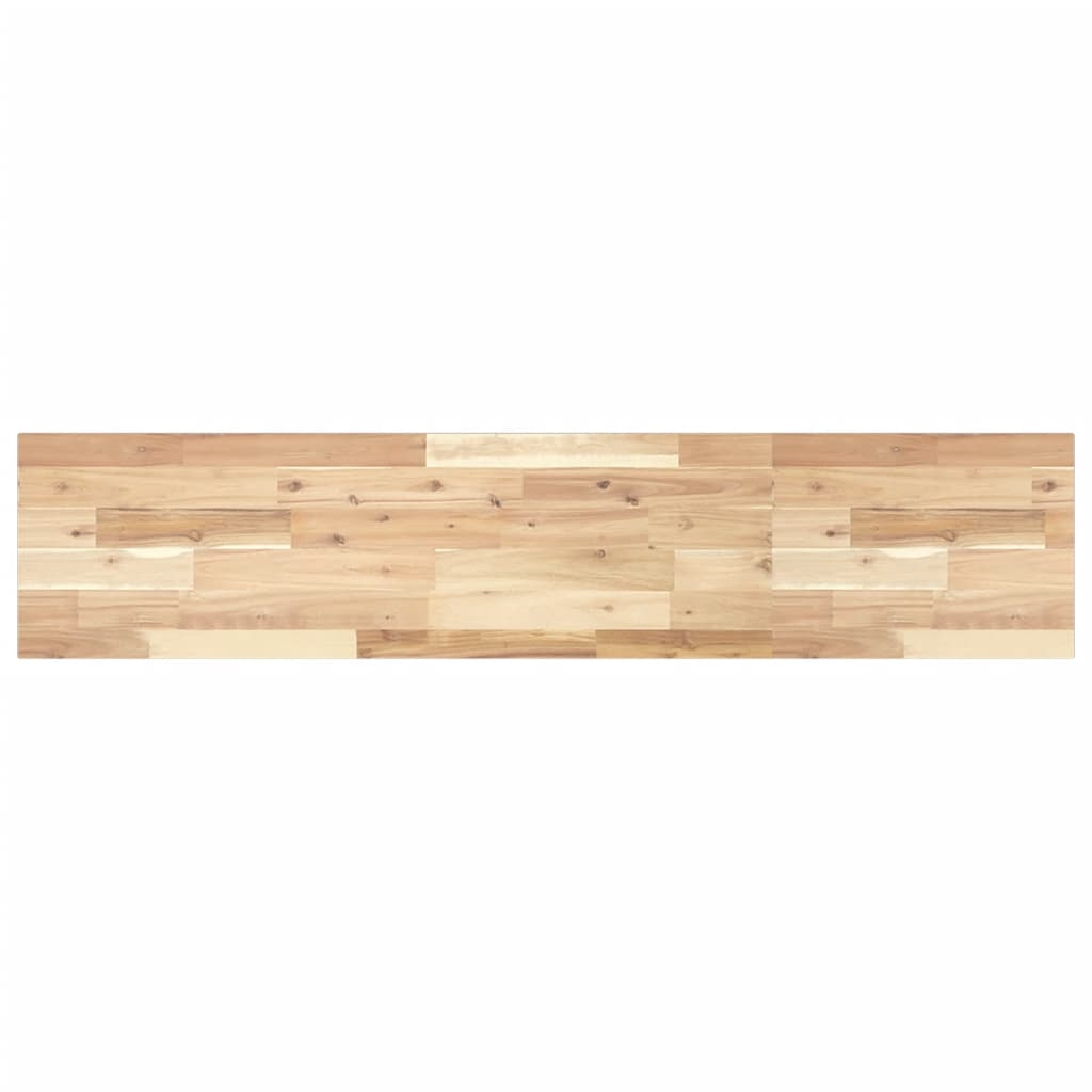 Floating Shelves 4 pcs 120x30x2 cm Untreated Solid Wood Acacia