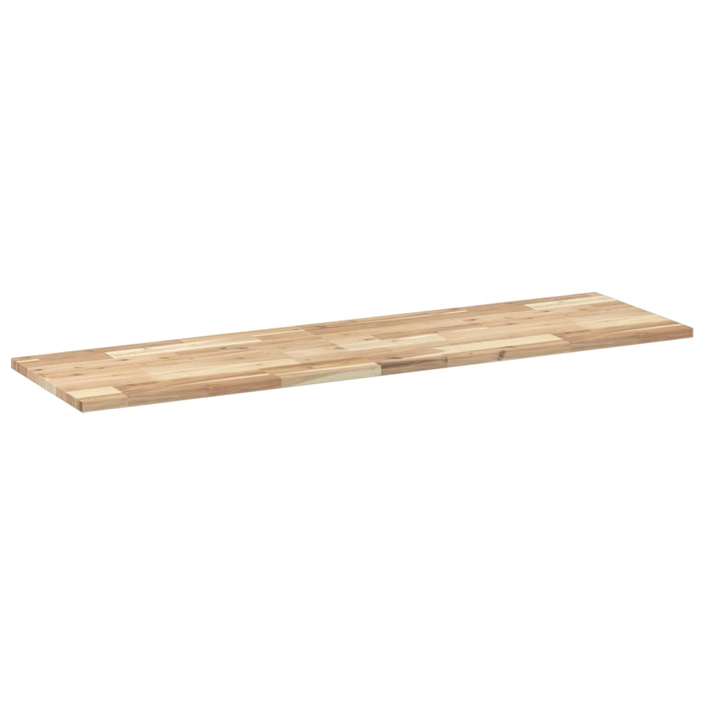 Floating Shelves 3 pcs 120x40x2 cm Untreated Solid Wood Acacia