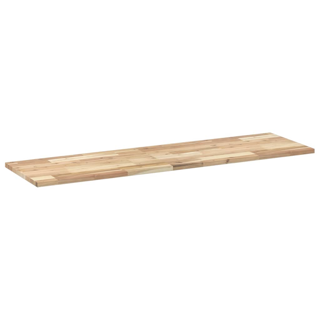 Floating Shelves 4 pcs 160x40x2 cm Untreated Solid Wood Acacia