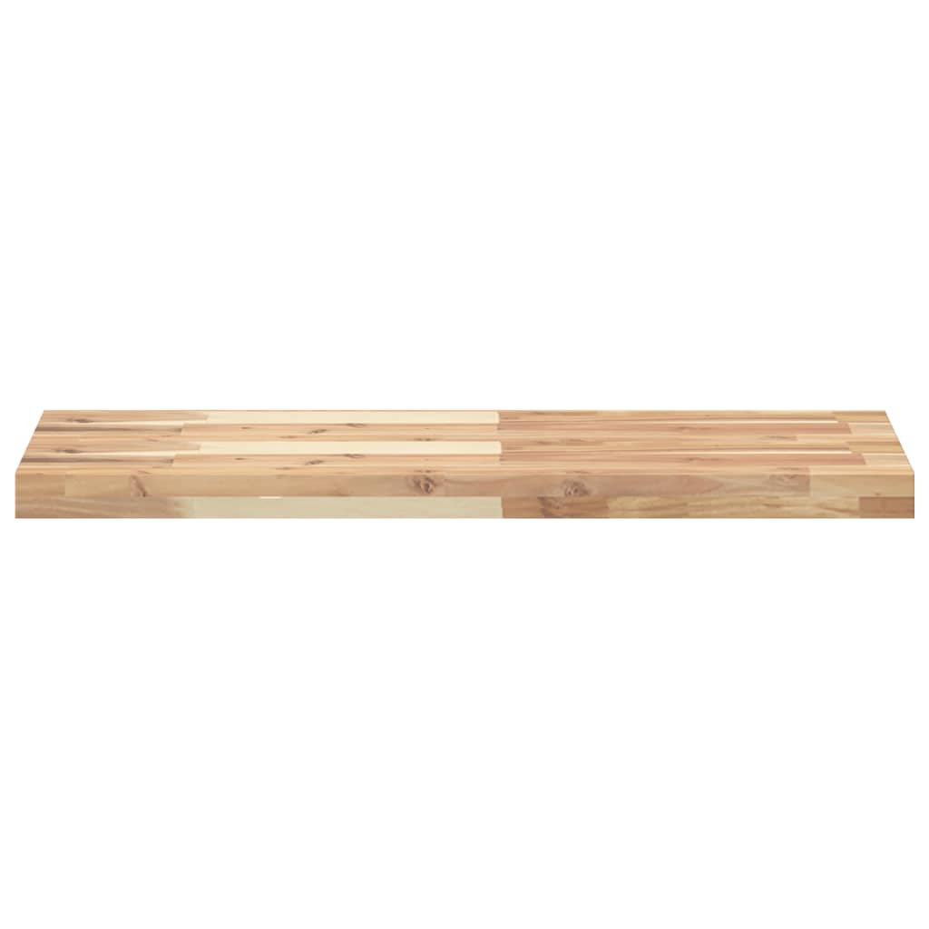Floating Shelves 3 pcs 100x30x4 cm Untreated Solid Wood Acacia