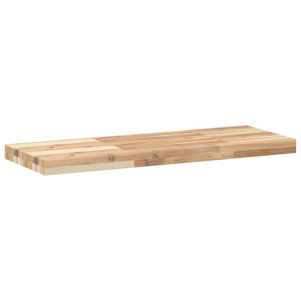 Floating Shelves 3 pcs 100x30x4 cm Untreated Solid Wood Acacia