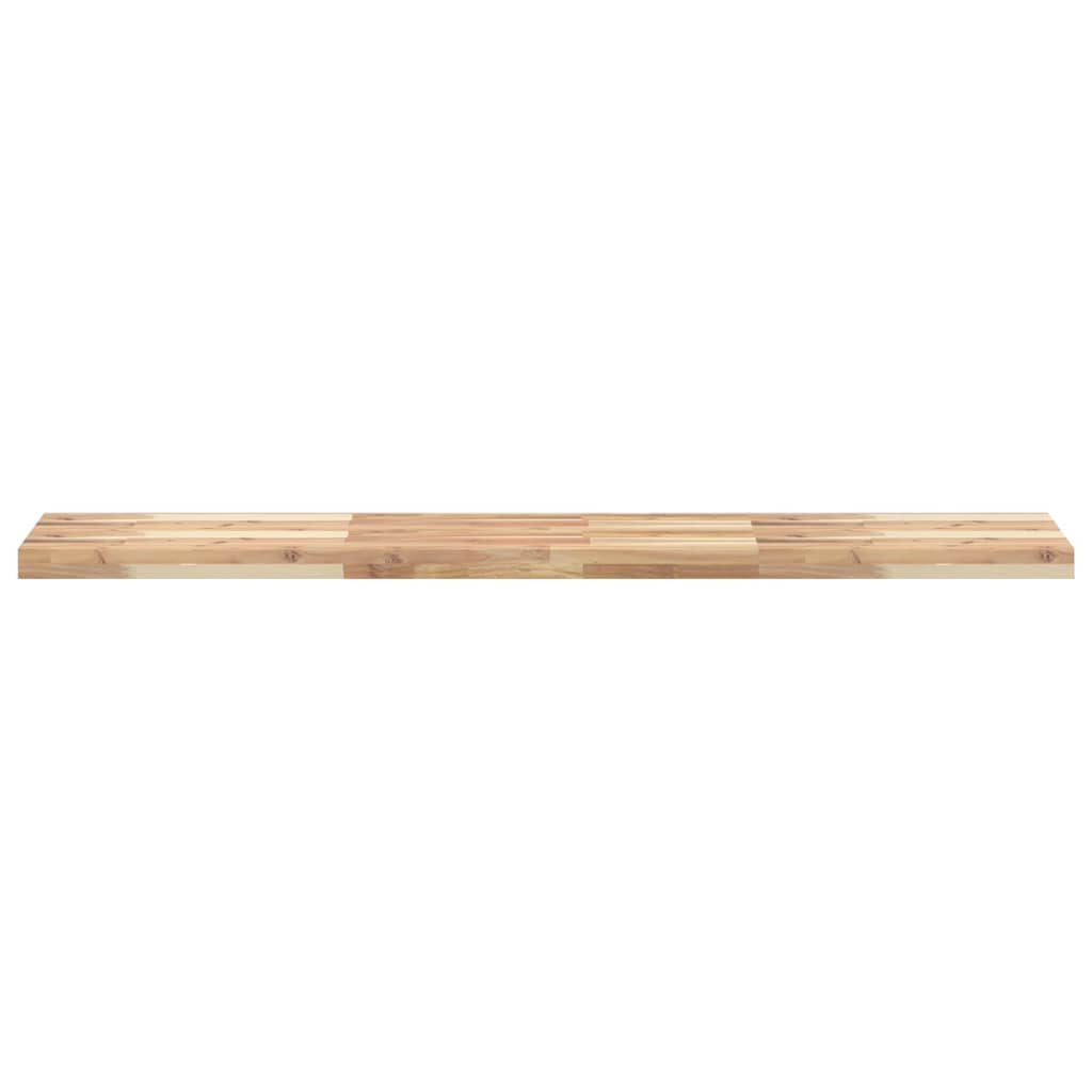 Floating Shelves 2 pcs 140x30x4 cm Untreated Solid Wood Acacia