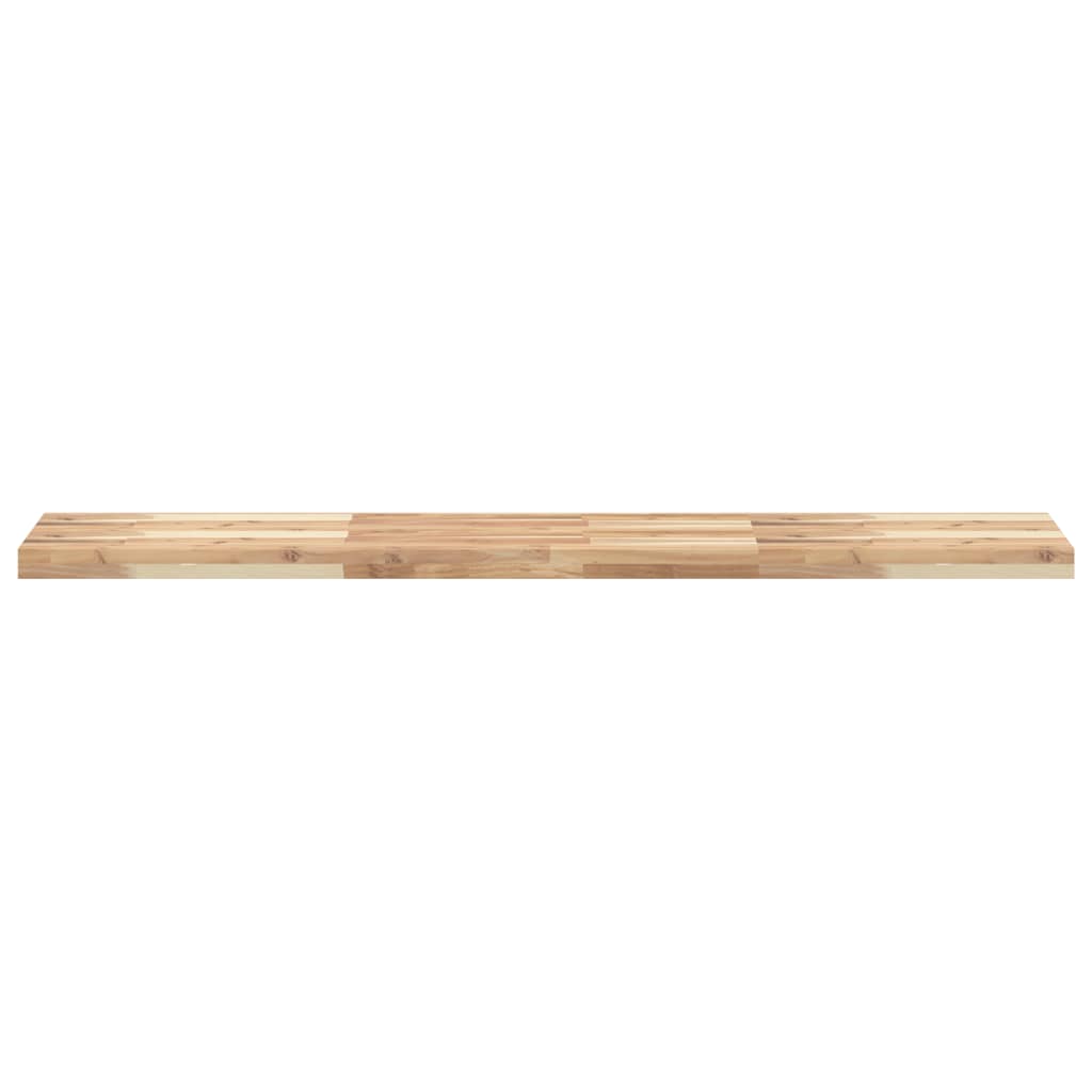 Floating Shelves 4 pcs 160x30x4 cm Untreated Solid Wood Acacia
