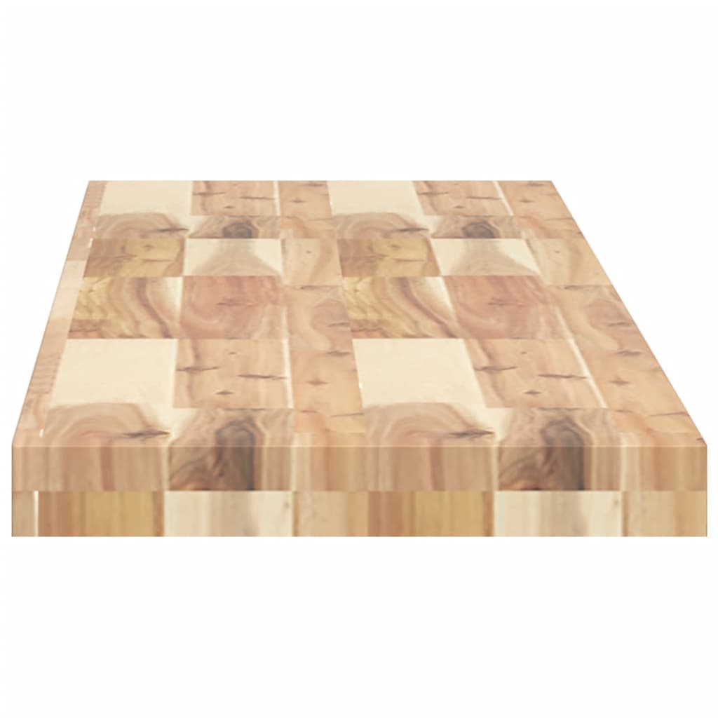 Floating Shelves 4 pcs 160x30x4 cm Untreated Solid Wood Acacia