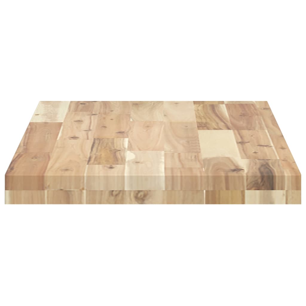 Floating Shelves 4 pcs 60x40x4 cm Untreated Solid Wood Acacia