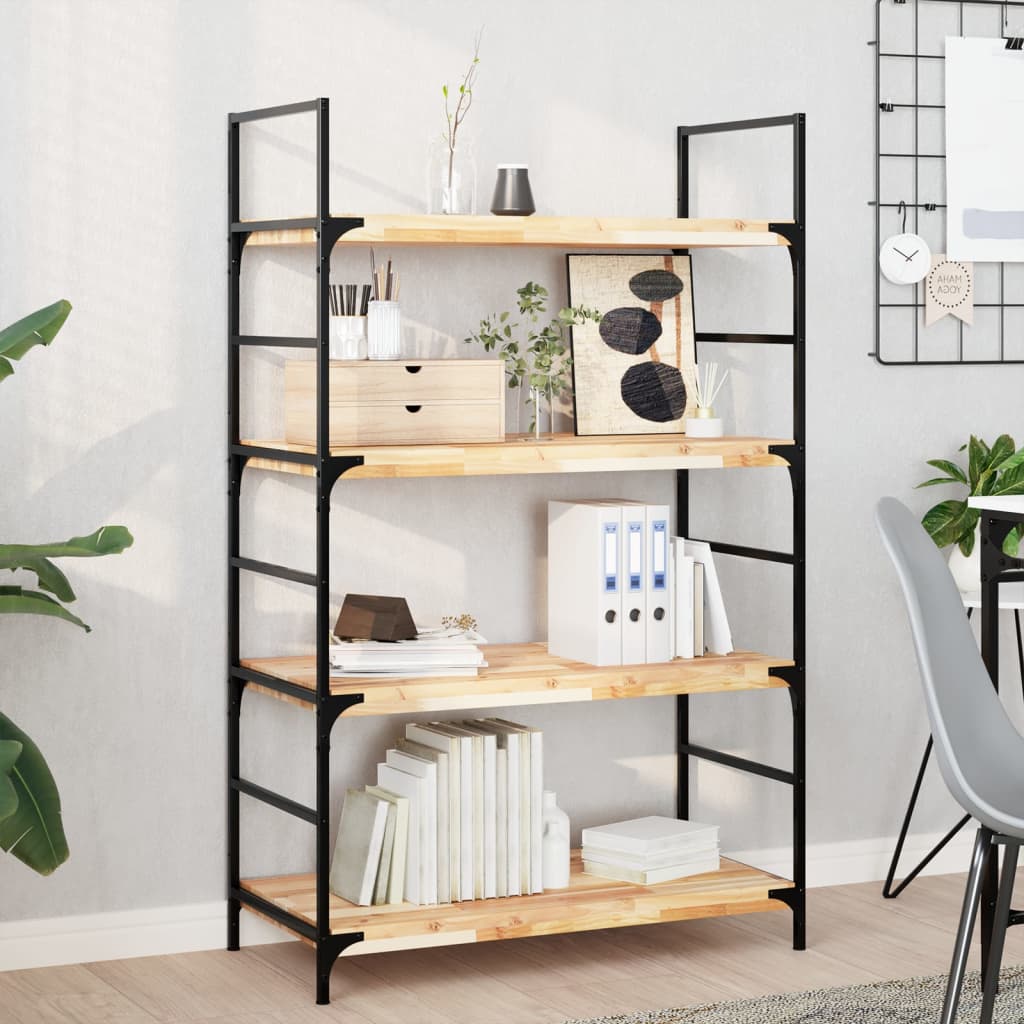 Floating Shelves 4 pcs 60x40x4 cm Untreated Solid Wood Acacia