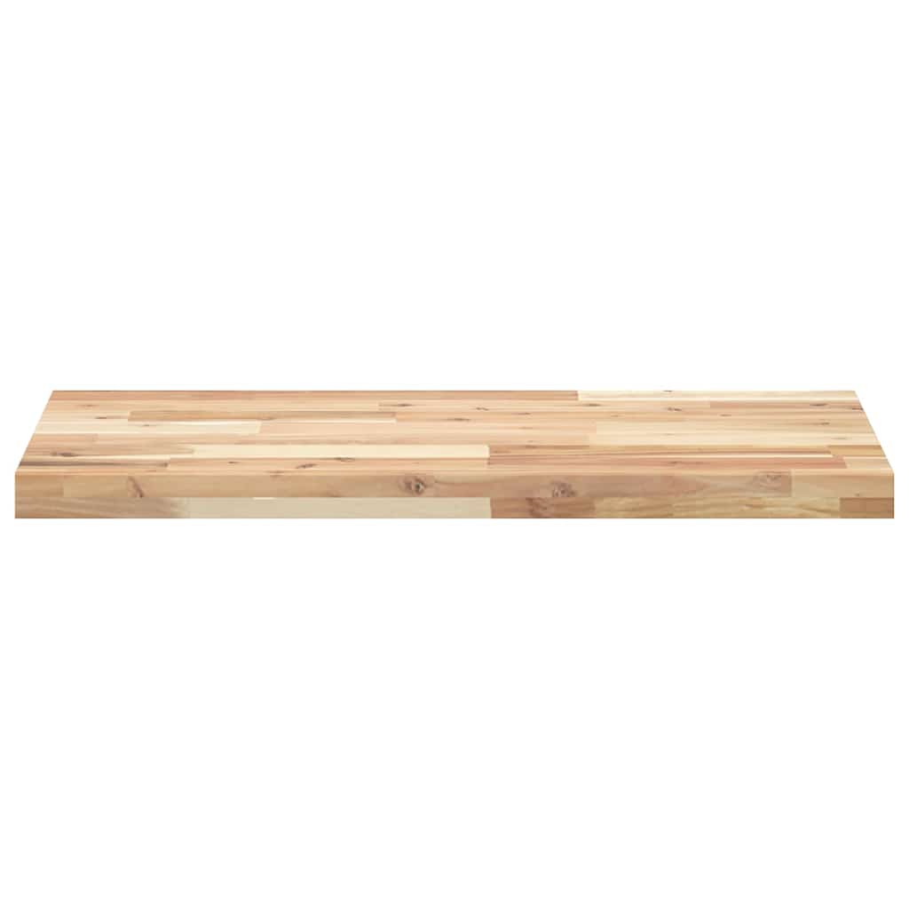 Floating Shelves 4 pcs 80x40x4 cm Untreated Solid Wood Acacia