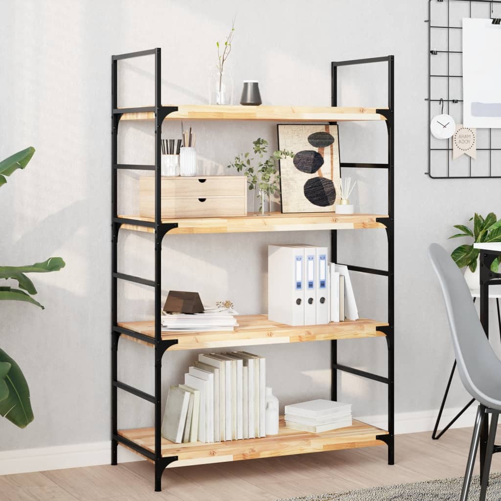 Floating Shelves 2 pcs 100x40x4 cm Untreated Solid Wood Acacia