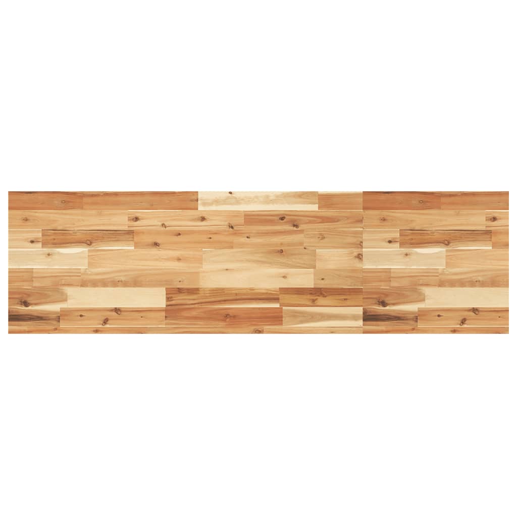 Floating Shelf 120x40x4 cm Oil Finished Solid Wood Acacia