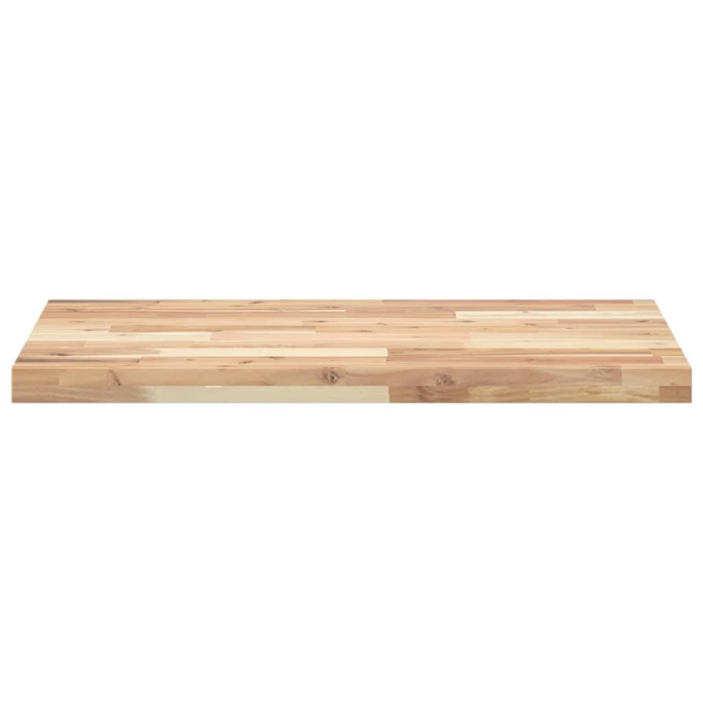 Bathroom Vanity Top Untreated 100x50x4 cm Solid Wood Acacia