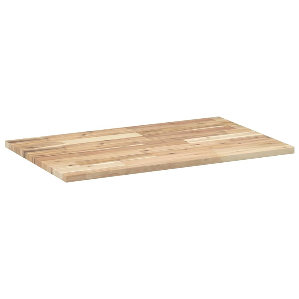 Desk Top Untreated 80x50x2 cm Solid Wood Acacia