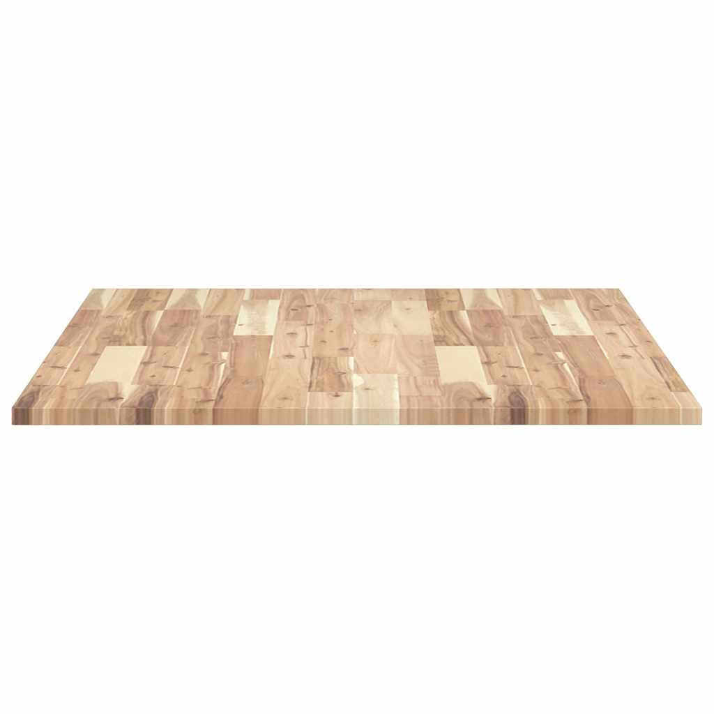 Desk Top Untreated 100x80x2 cm Solid Wood Acacia