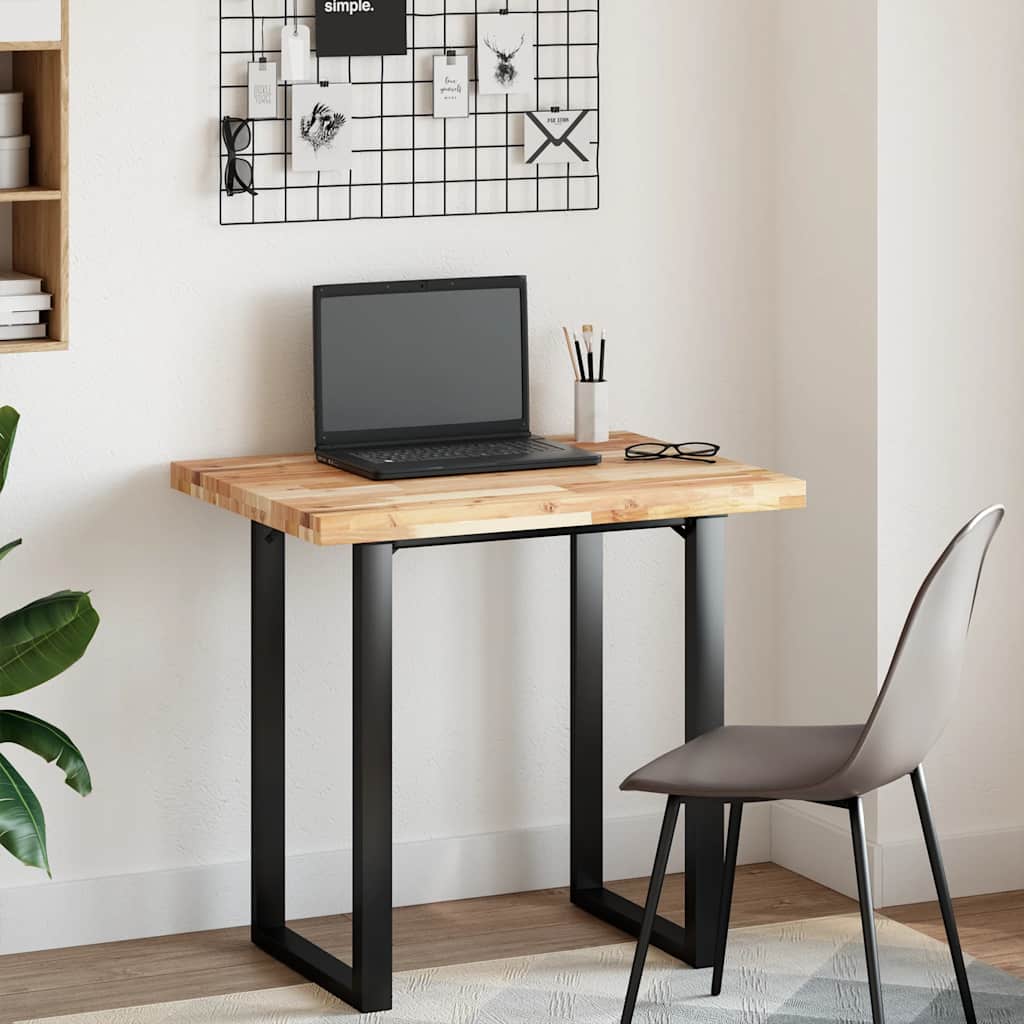 Desk Top Untreated 100x60x4 cm Solid Wood Acacia
