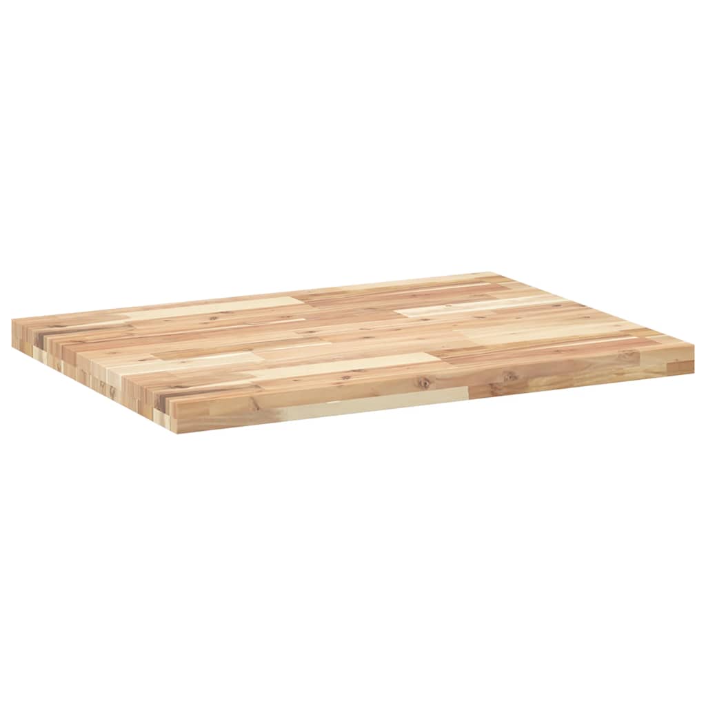 Desk Top Untreated 100x60x4 cm Solid Wood Acacia