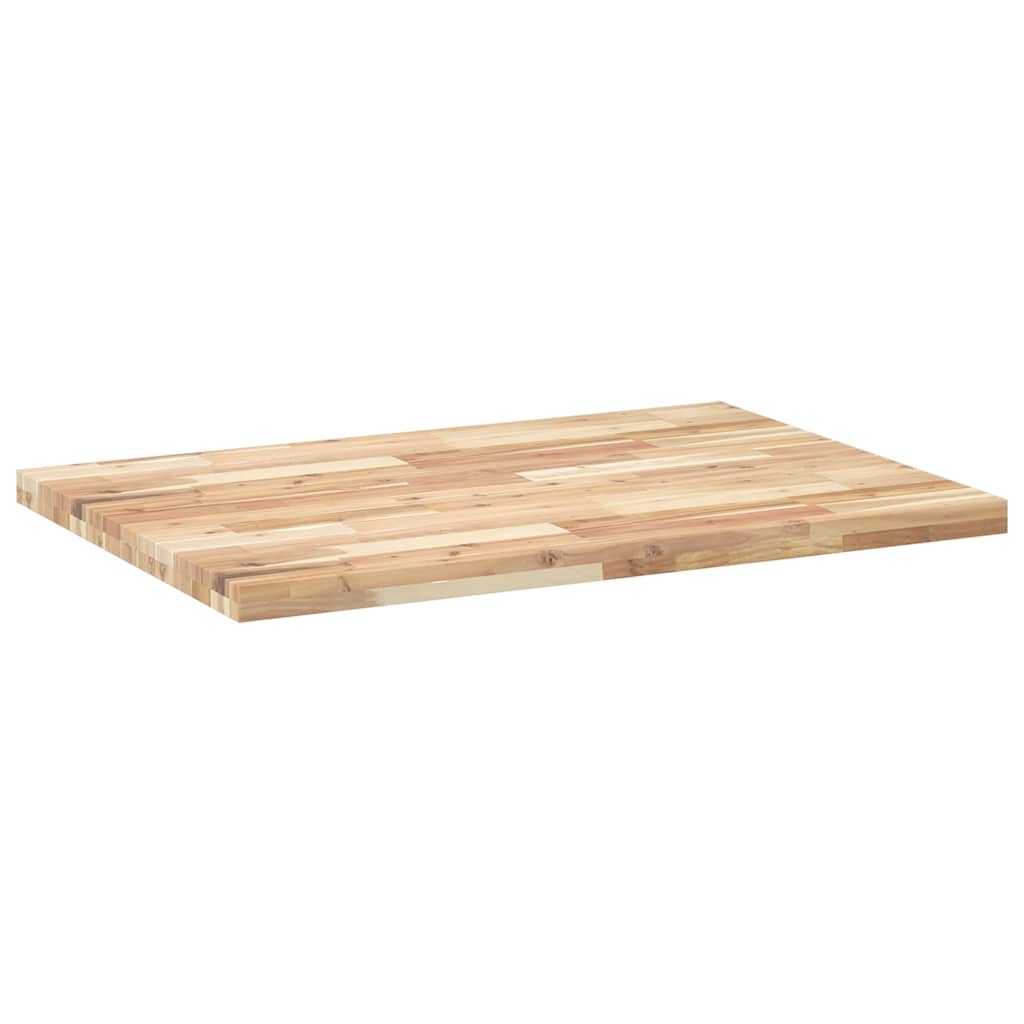 Desk Top Untreated 100x70x4 cm Solid Wood Acacia
