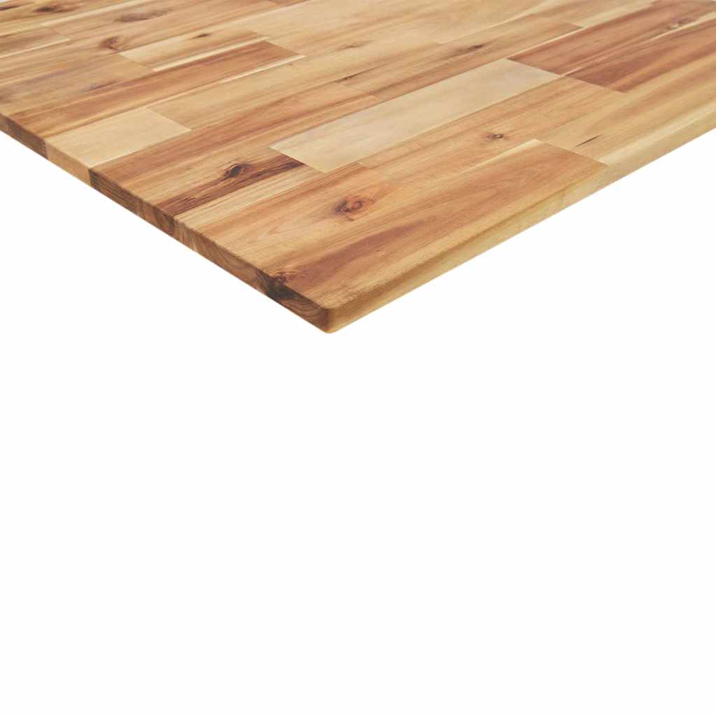 Desk Top Oil Finished 80x70x2 cm Solid Wood Acacia