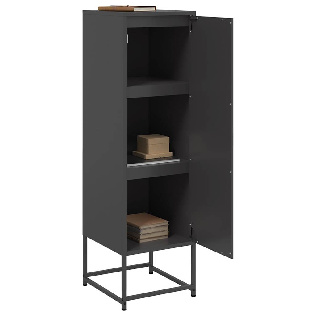 Highboard Black 36x39x123 cm Steel