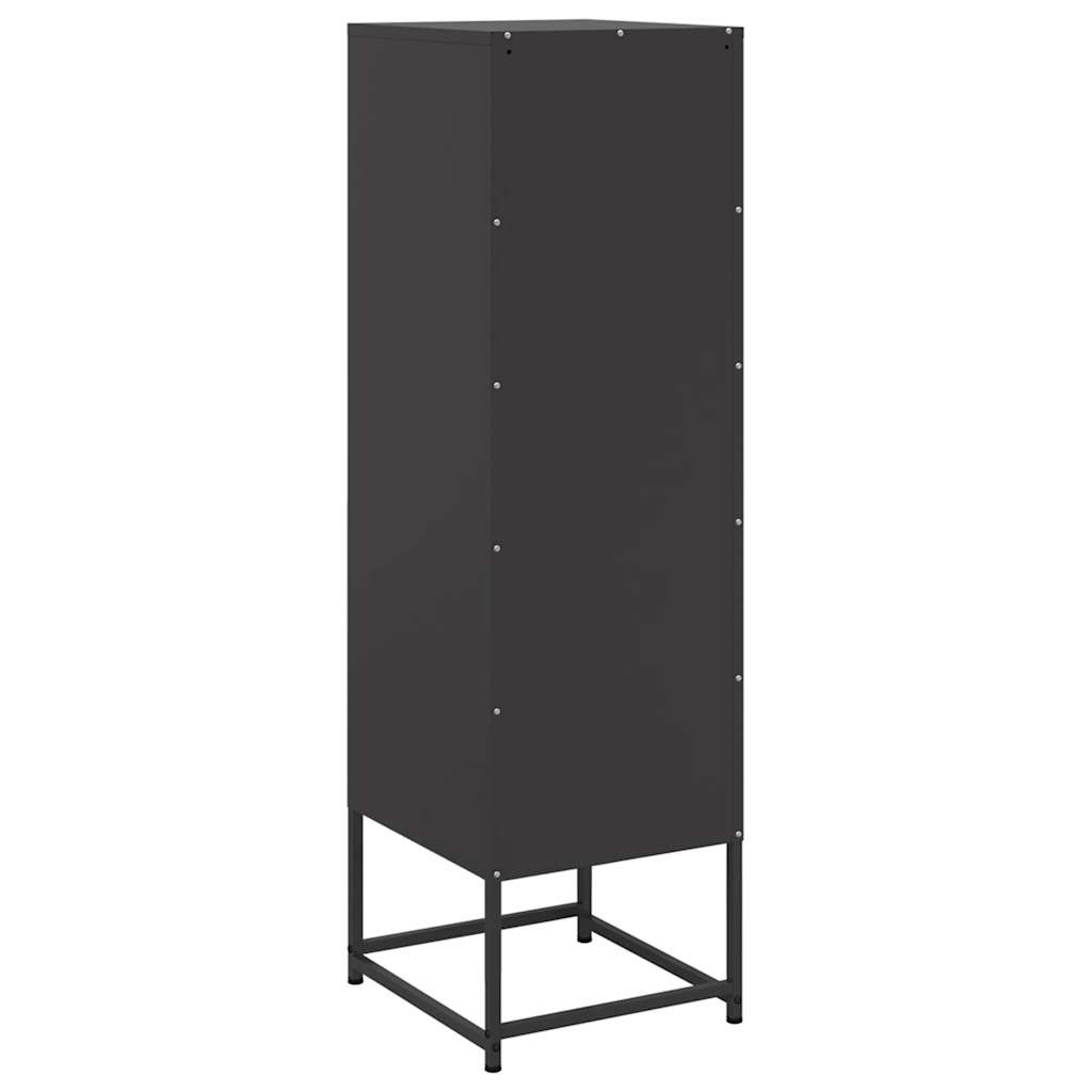 Highboard Black 36x39x123 cm Steel